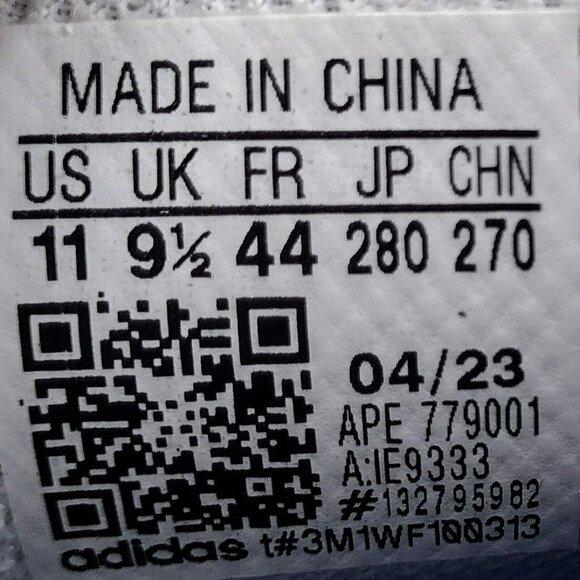 Adidas Exhibit Select Basketball Shoes White/Blue Marble IE9333 Women's Size 11 - Picture 8 of 8